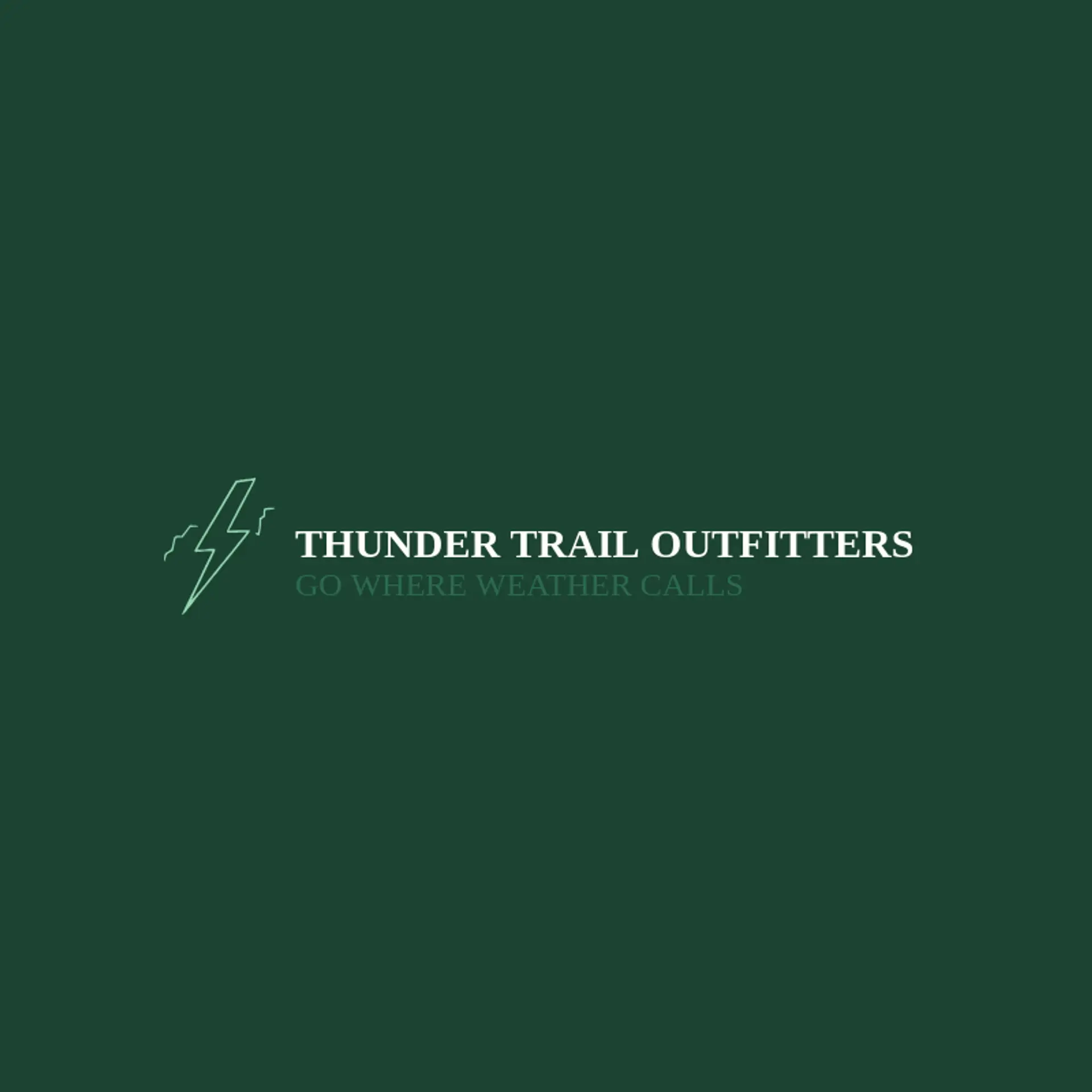 Thunder Trail Outfitters logo for thunder