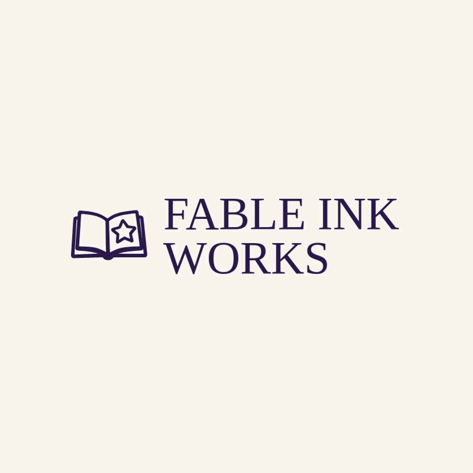 Fable Ink Works logo for tattoo shop