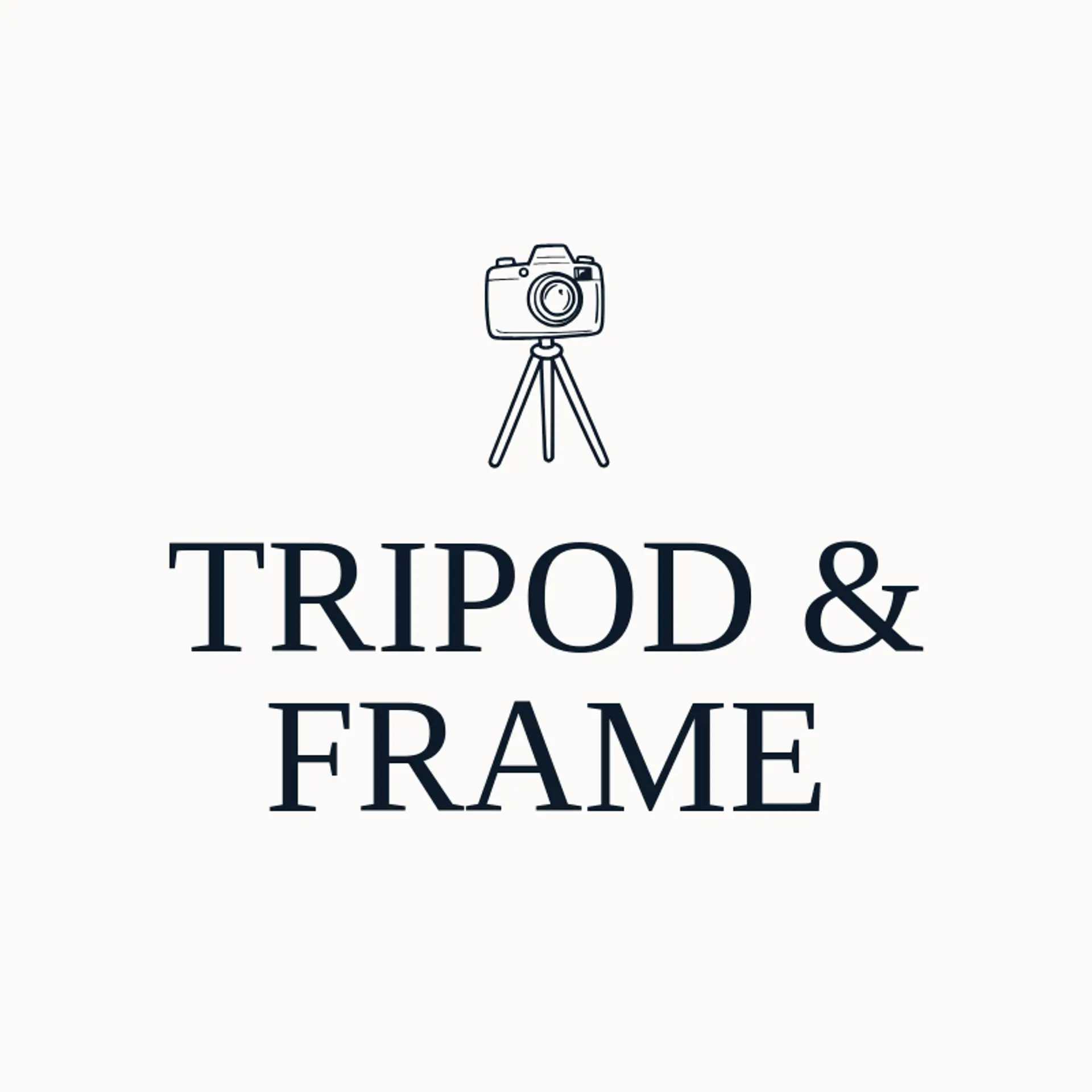 Tripod & Frame logo for photo