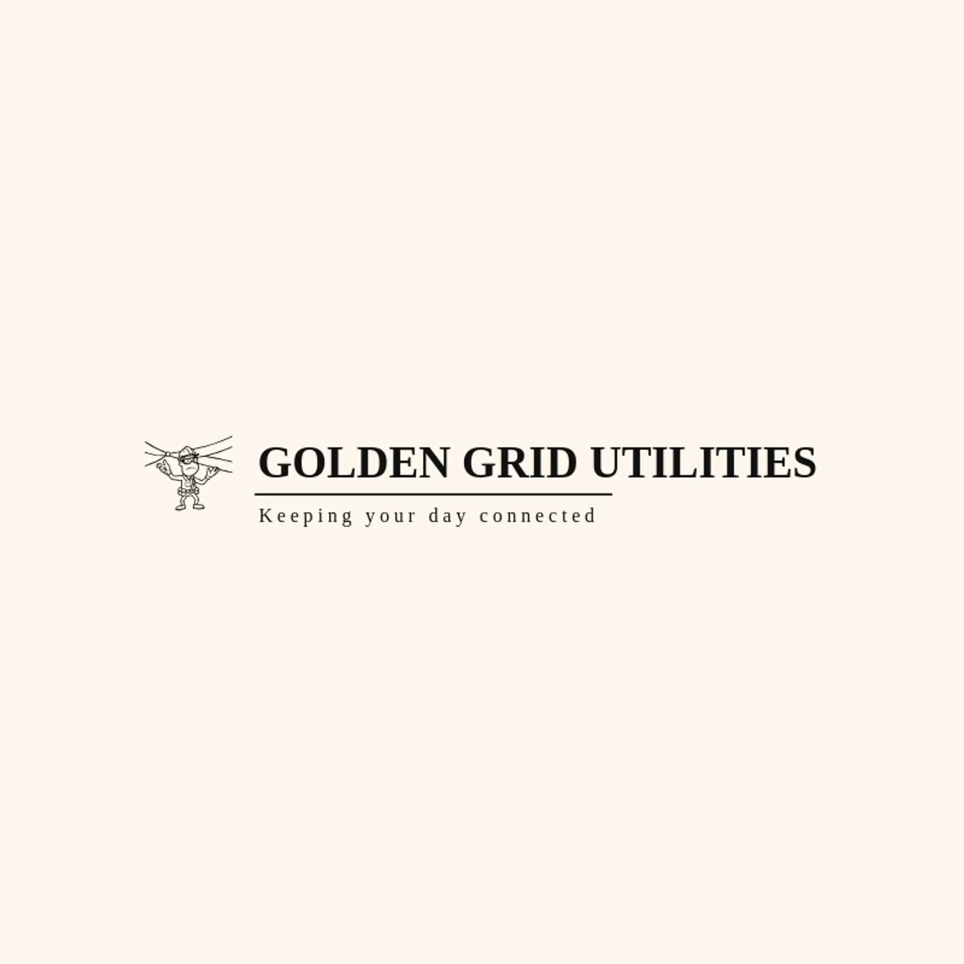 Golden Grid Utilities logo for lineman