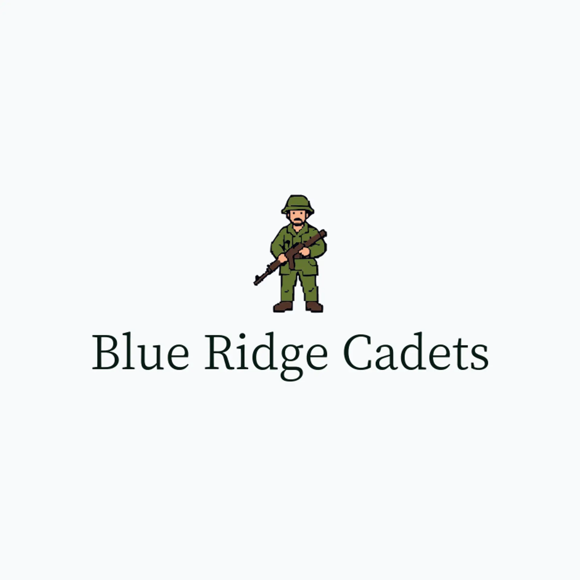 Blue Ridge Cadets logo for infantry