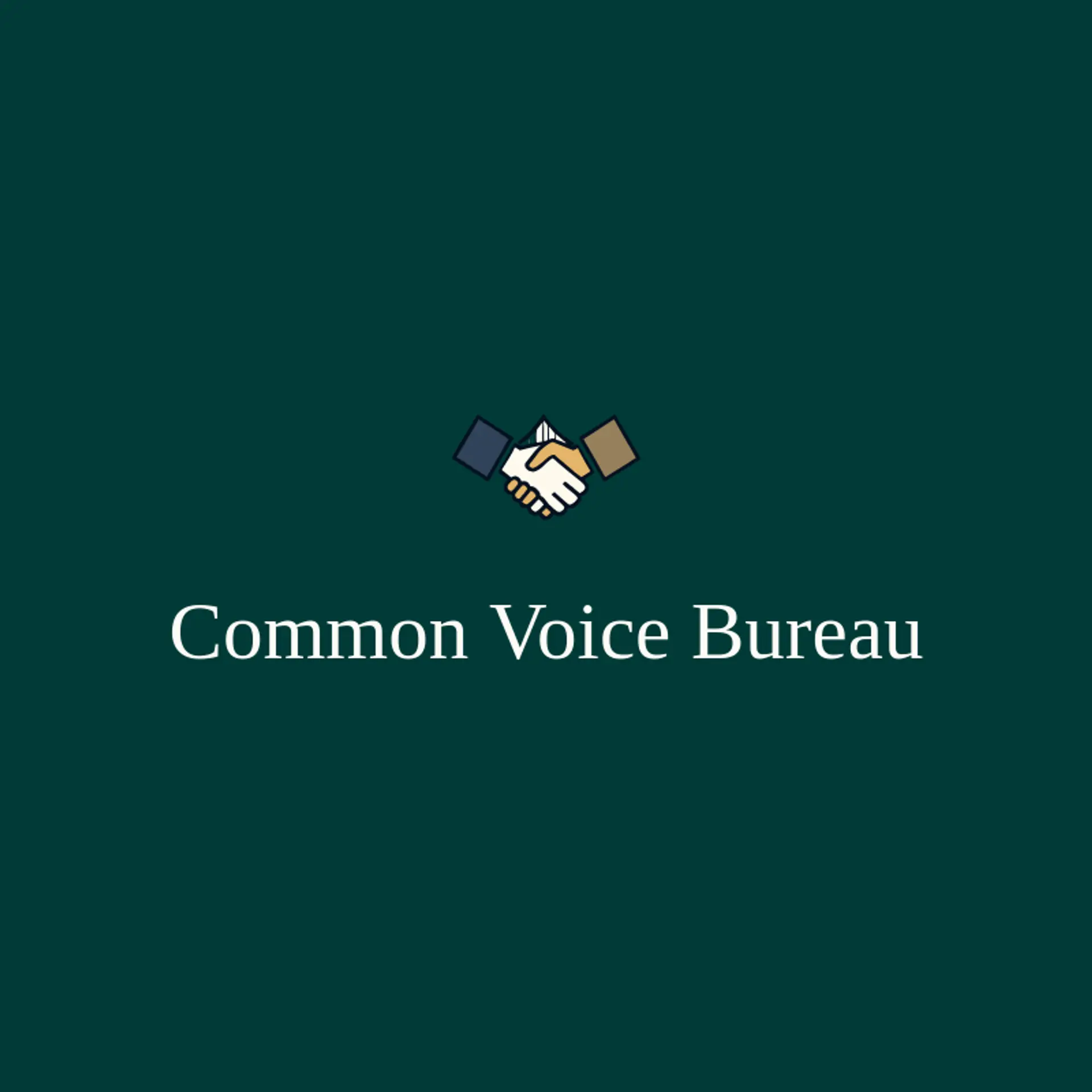 Common Voice Bureau logo for translation