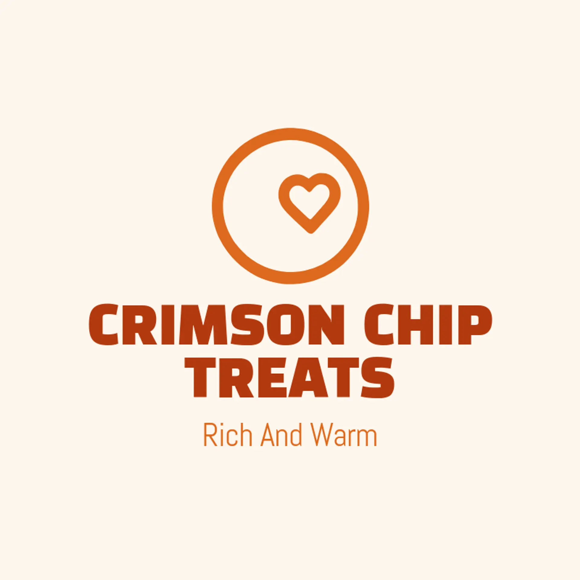 Crimson Chip Treats logo for cookie
