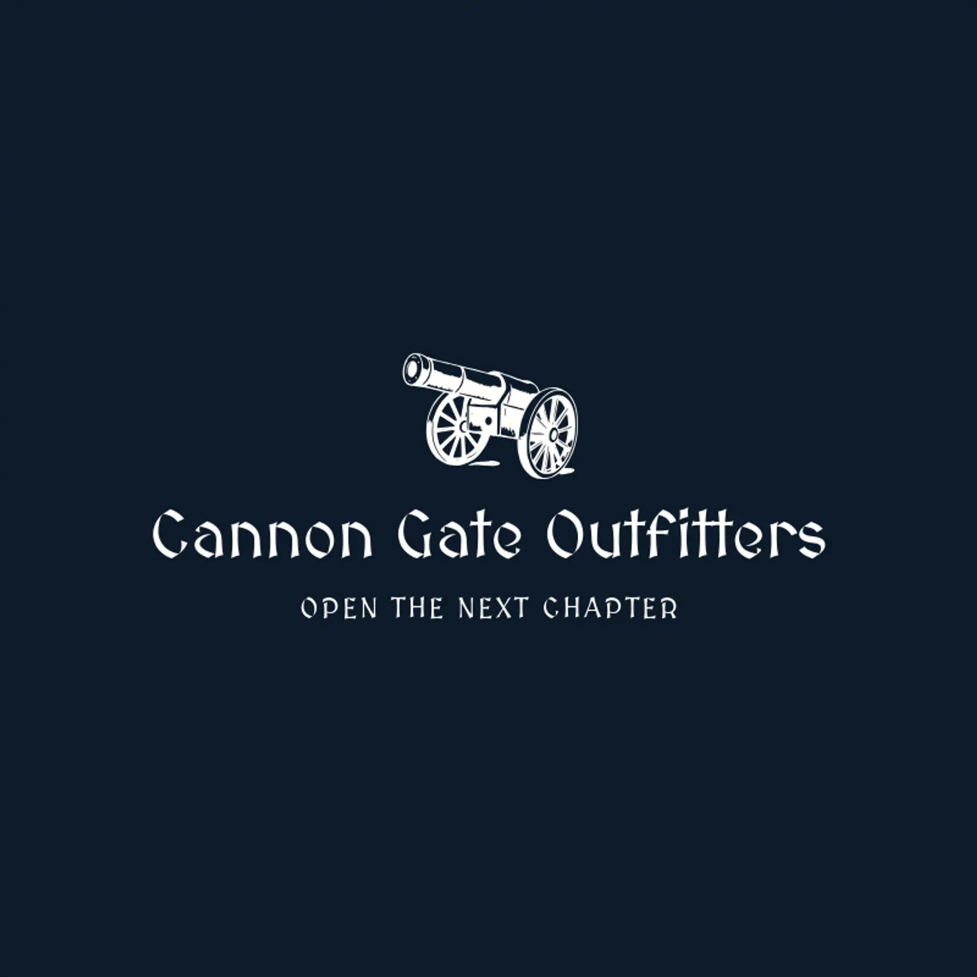 Cannon Gate Outfitters logo for cannon