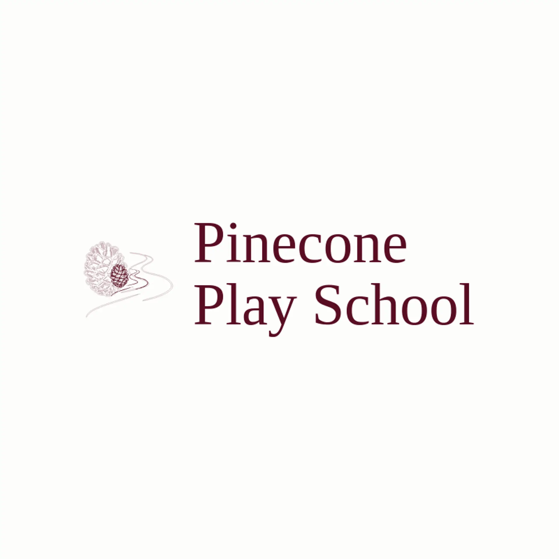 Pinecone Play School logo for kindergarten