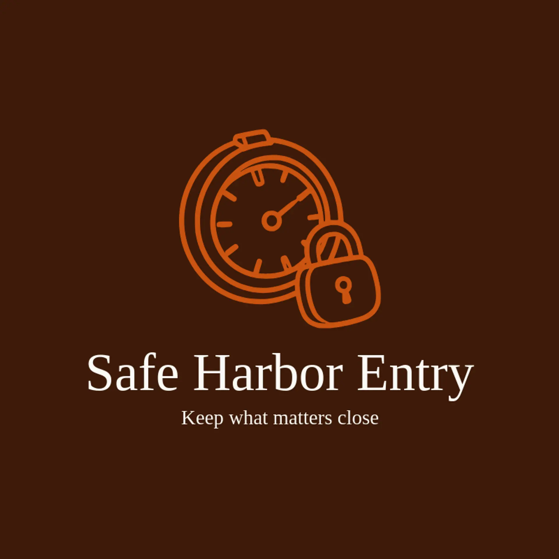 Safe Harbor Entry logo for lock