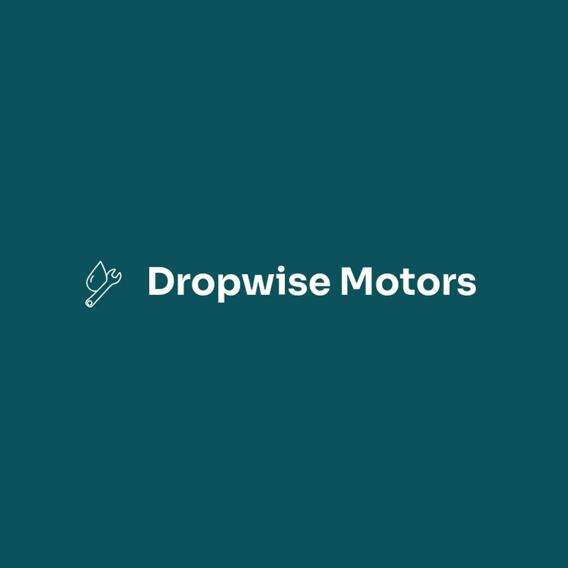 Dropwise Motors logo for motor shop