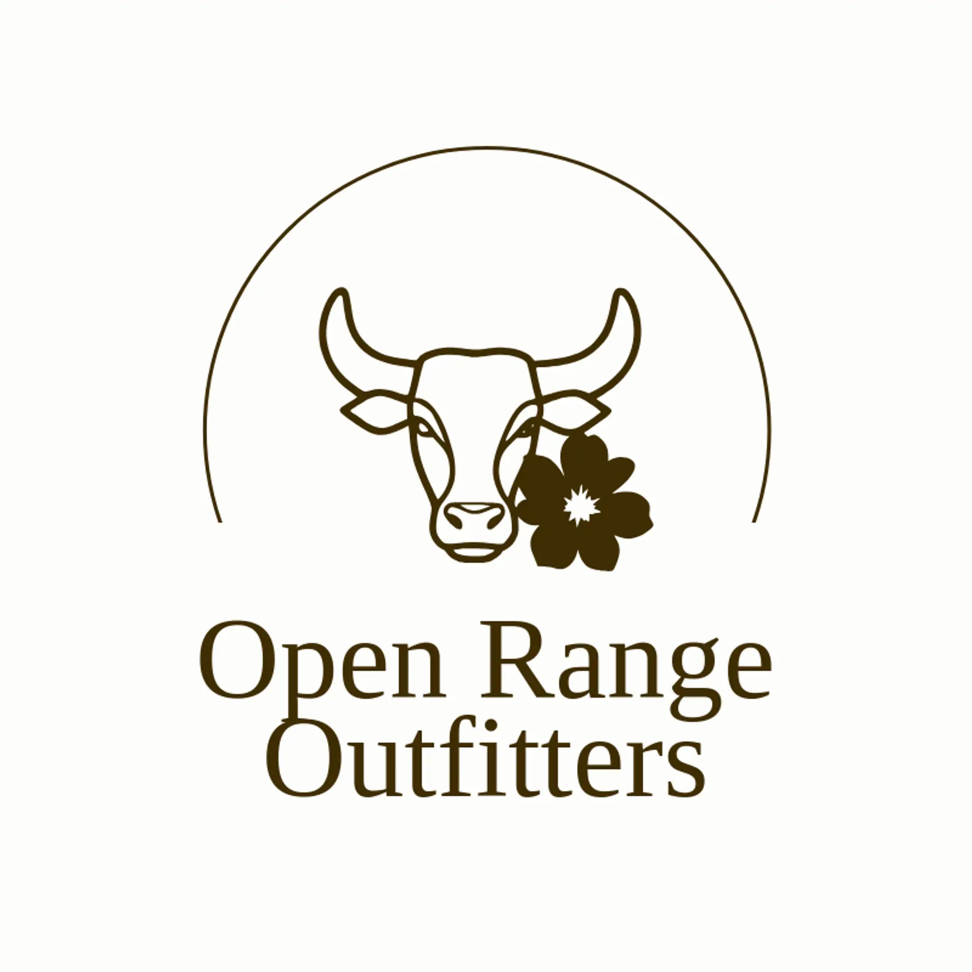 Open Range Outfitters logo for longhorn