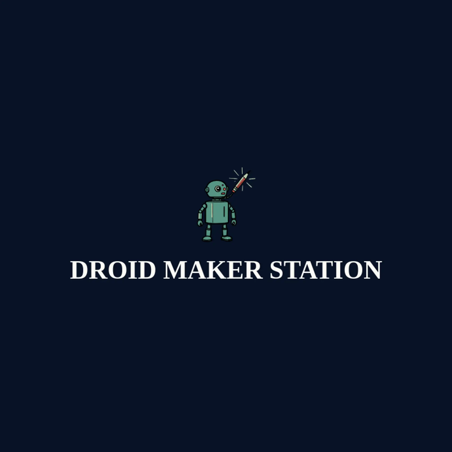 Droid Maker Station logo for droid