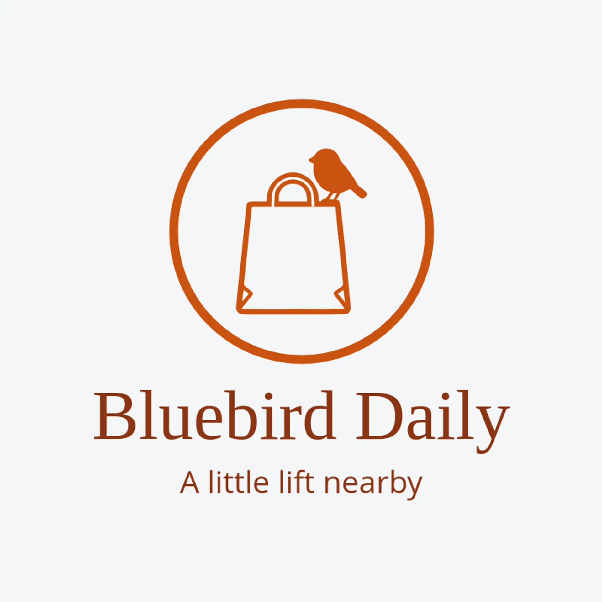 Bluebird Daily logo for convenience store