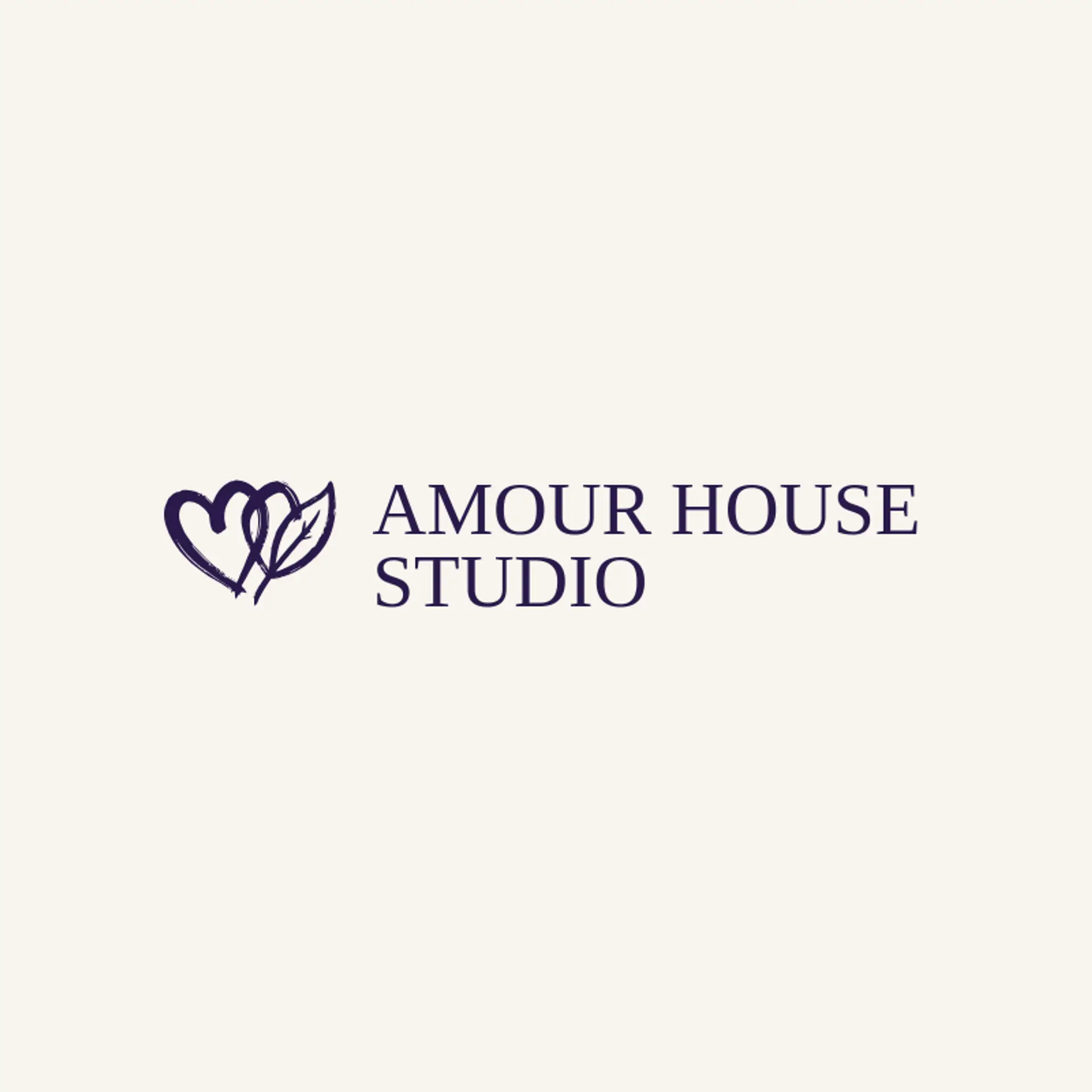 Amour House Studio logo for lover