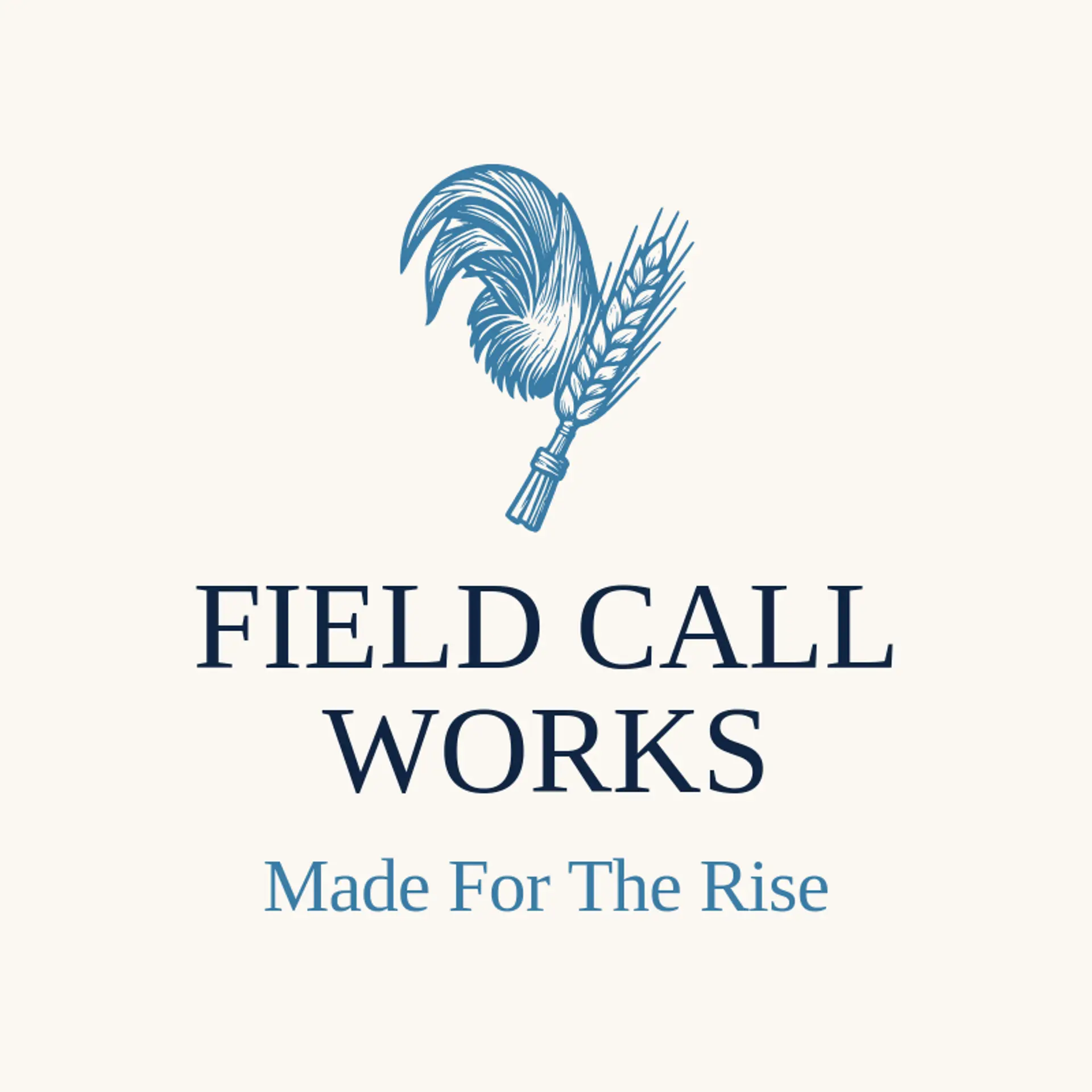 Field Call Works logo for rooster