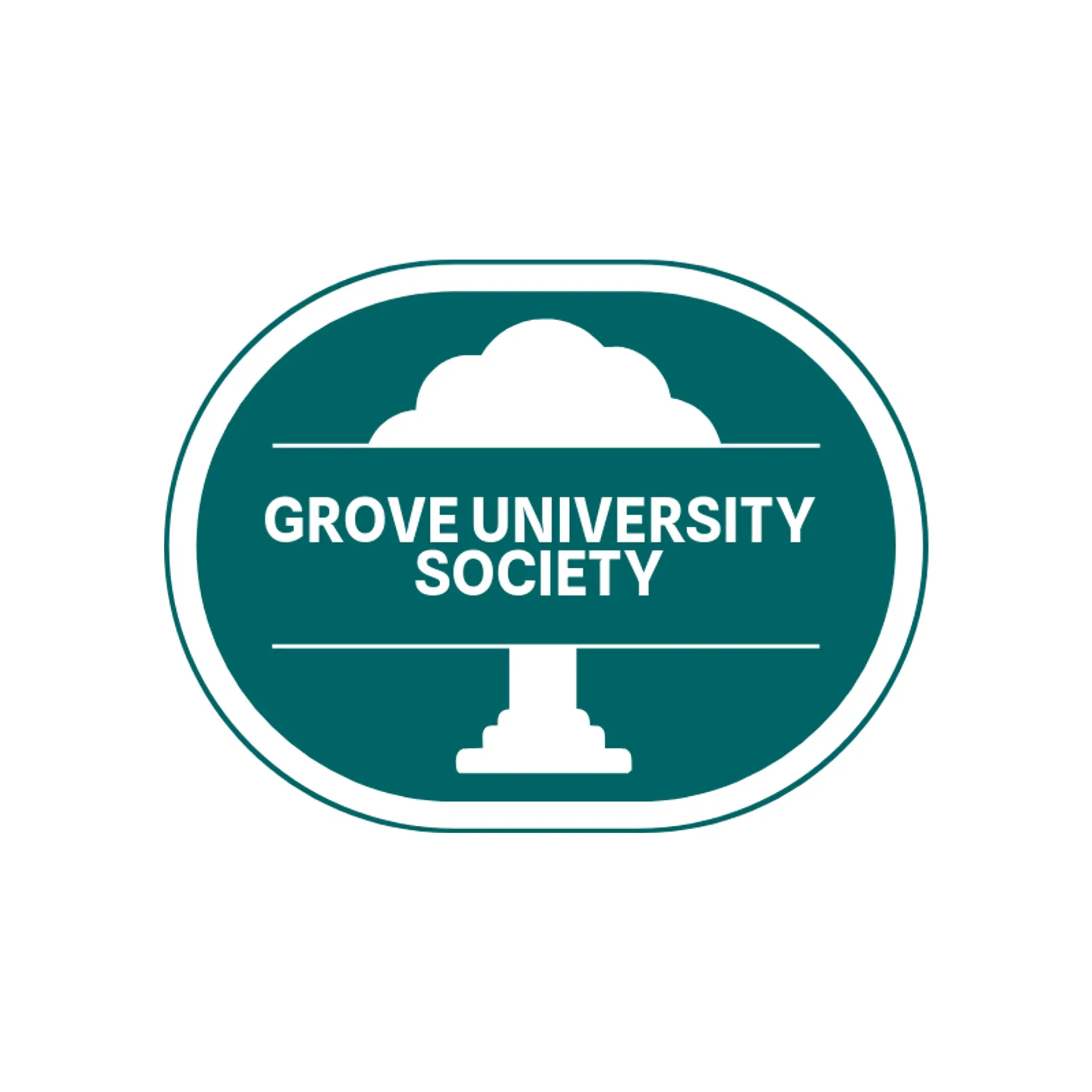 Grove University Society logo for university
