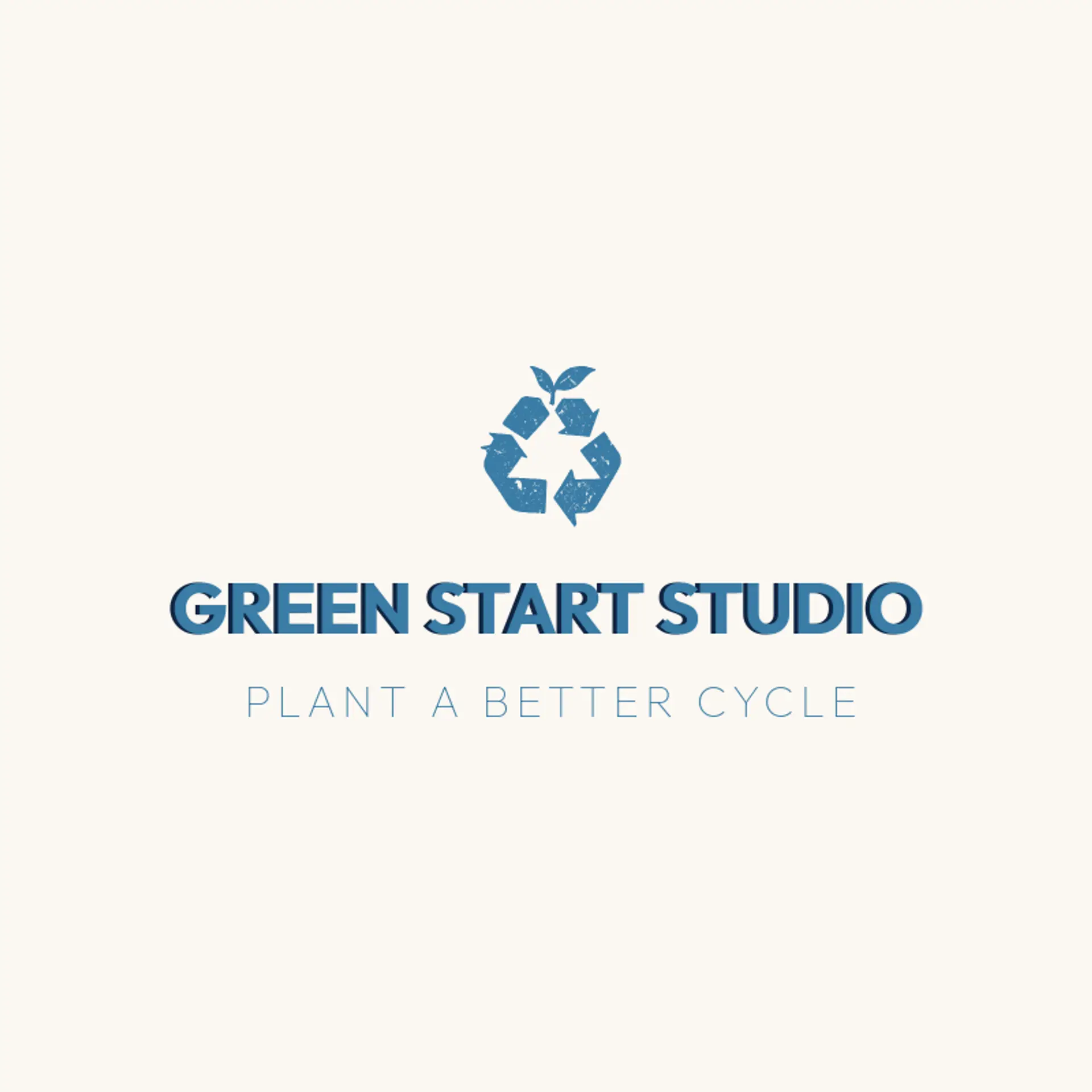 Green Start Studio logo for recycling