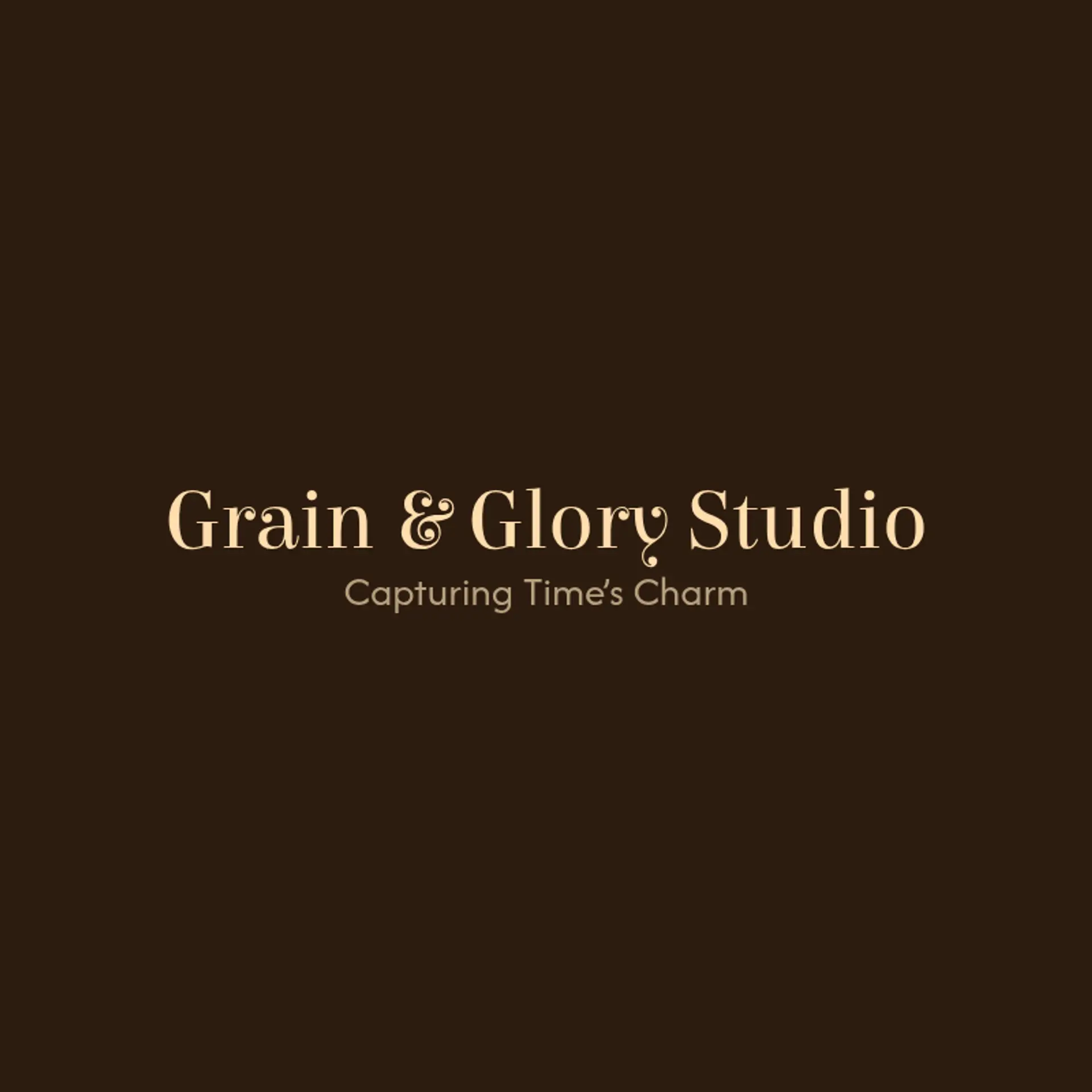 Grain & Glory Studio logo for vintage photography