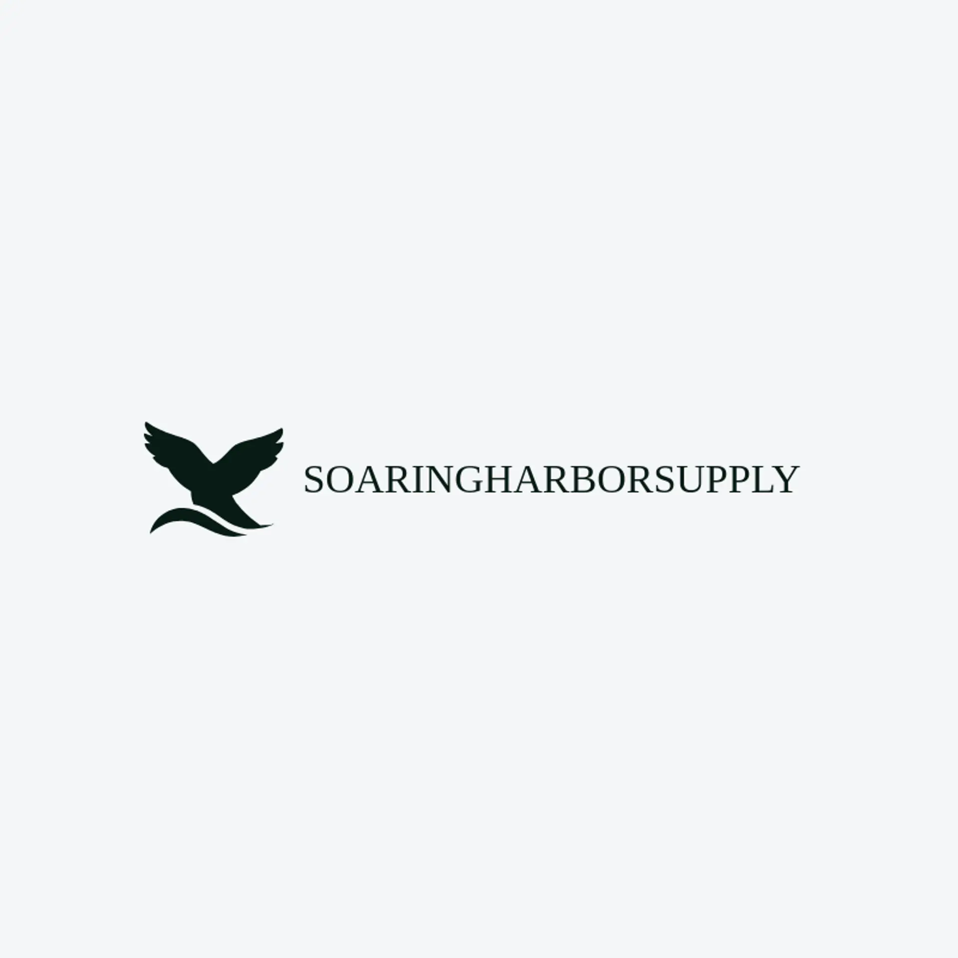 Soaring Harbor Supply logo for bald eagle